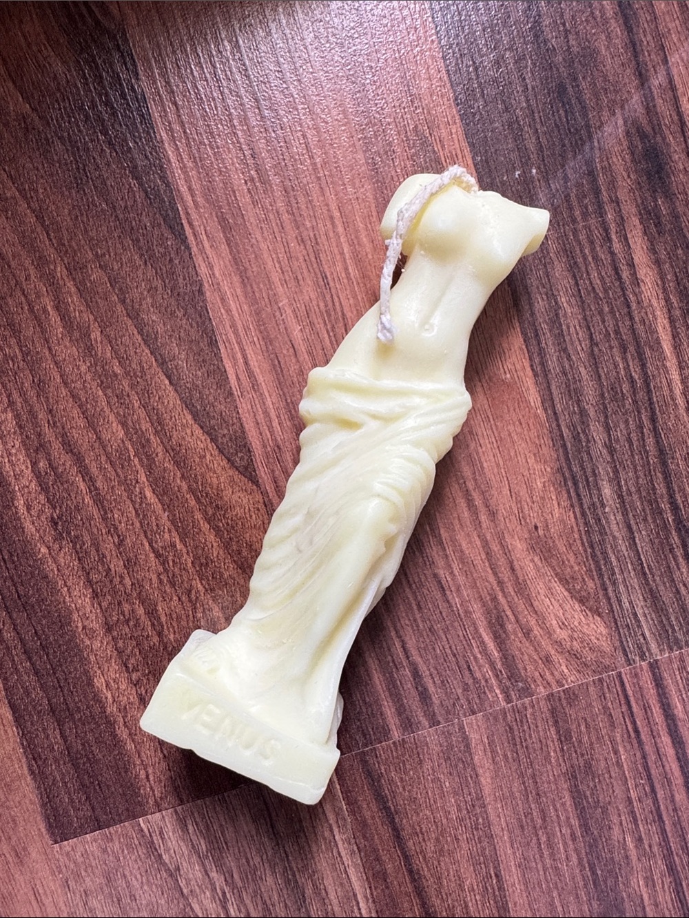 Venus De Milo Figure Candle - Pale Ivory